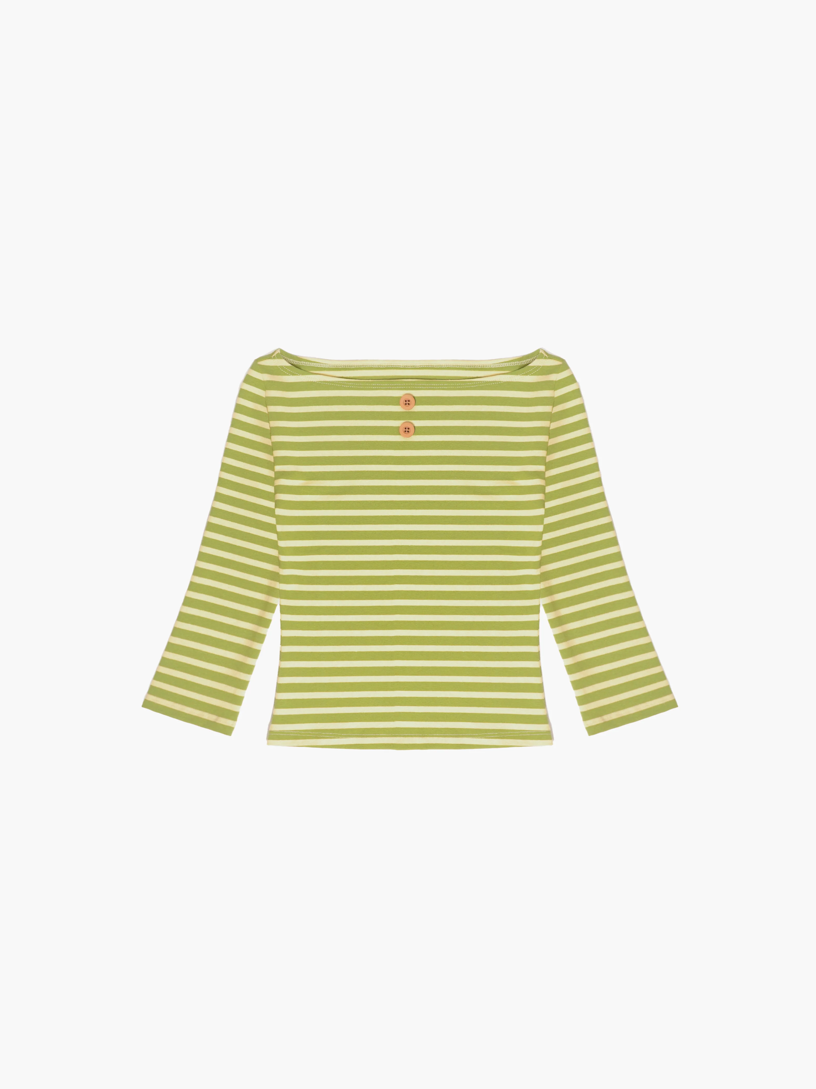 3/4 Sleeve Boat Neck Top - Image 3