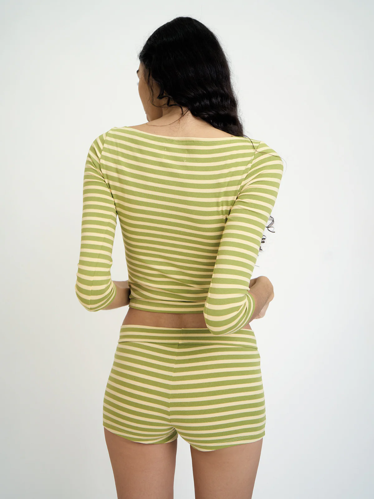 3/4 Sleeve Boat Neck Top - Image 5