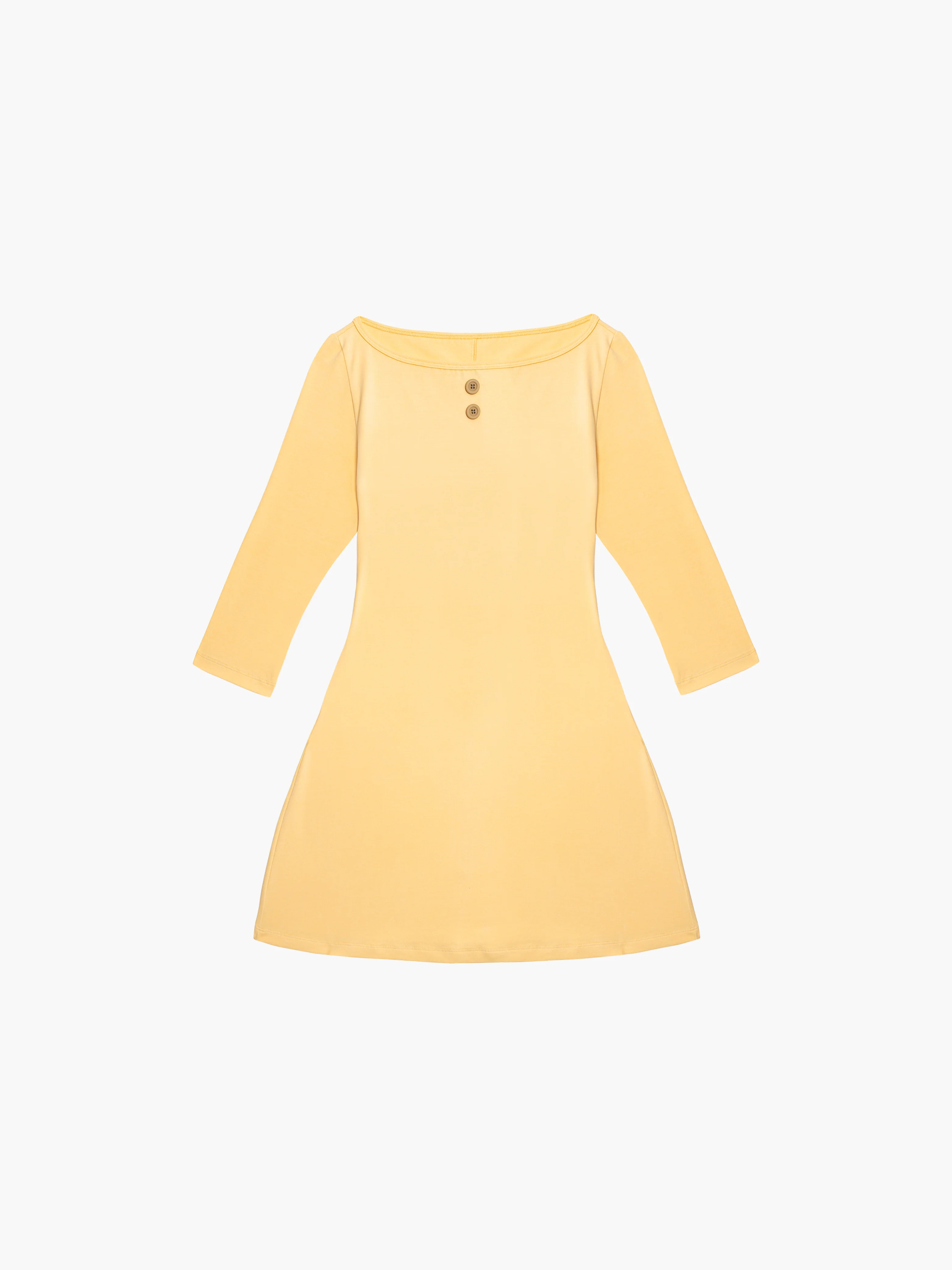 3/4 Sleeve Boat Neck Dress - Image 10